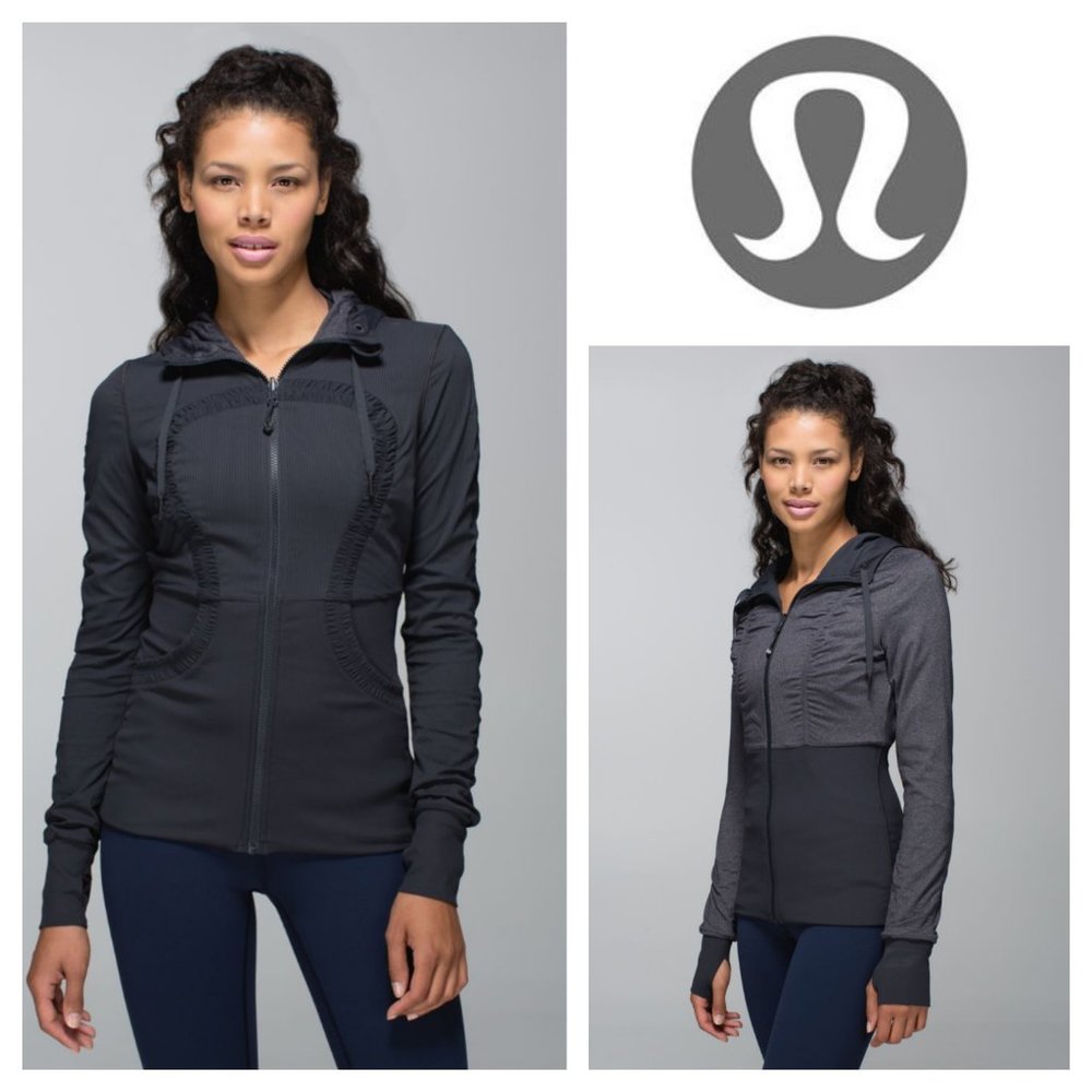 Lululemon Dance Studio Revertible Jacket III Deep Coal Size 10